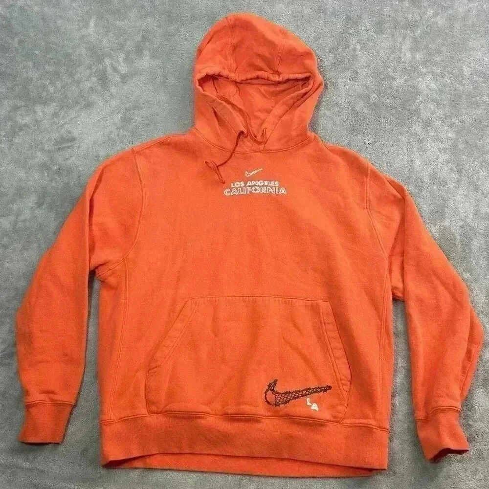 Nike Hoodie Mens L Sportswear Los Angeles LA Center Swoosh Sweatshirt California